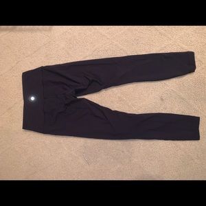 wunder under lululemon leggings size 6 black